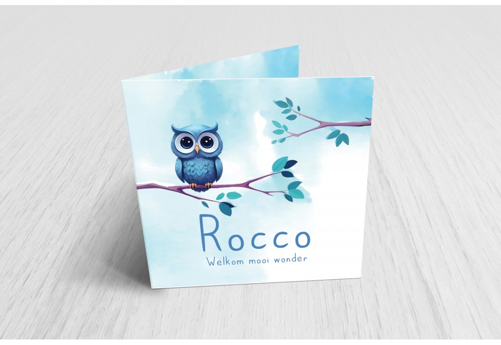 Lieve uil blauw Lieve uil blauw